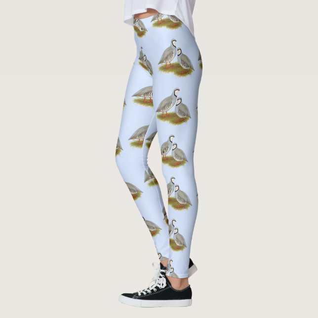 Chukar Partridge Pair Leggings (Left)