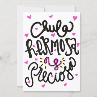 Chula hermosa y preciosa invitation