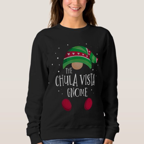 Chula Vista Gnome Family Matching Christmas Pajama Sweatshirt