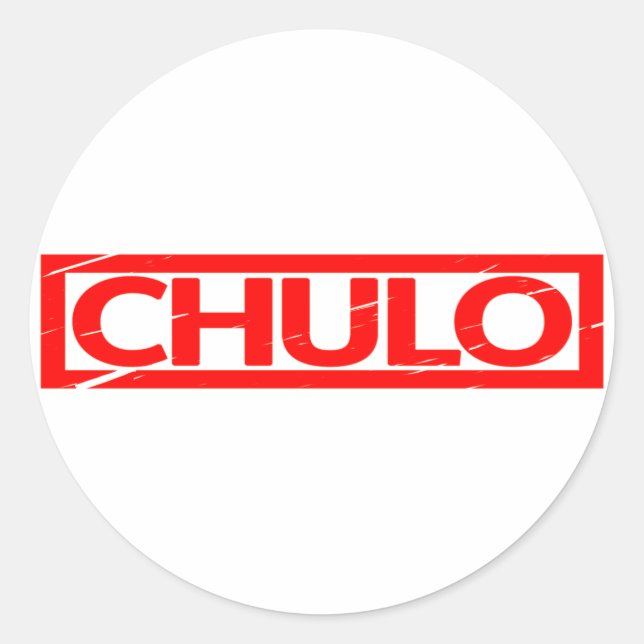 Chulo Stamp Classic Round Sticker (Front)
