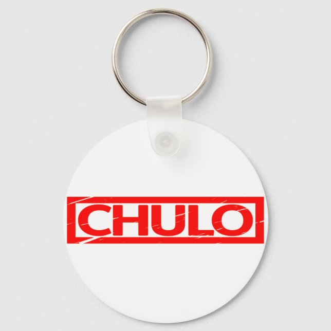 Chulo Stamp Keychain (Front)