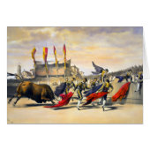 Chulos Playing the Bull (Front Horizontal)