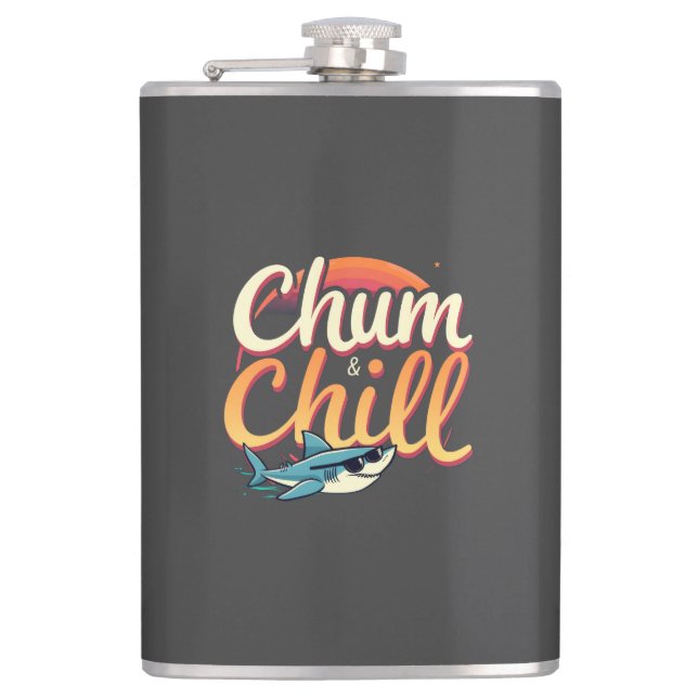 Chum and Chill Flask (Front)