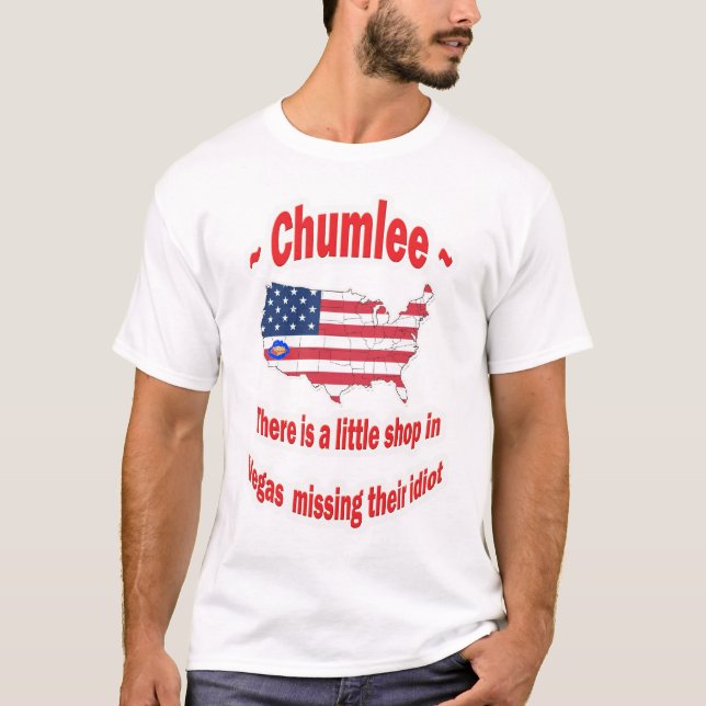 Chumlee-Vegas-Shop, las vegas sign T-Shirt (Front)