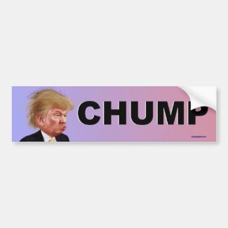 chump bumper sticker
