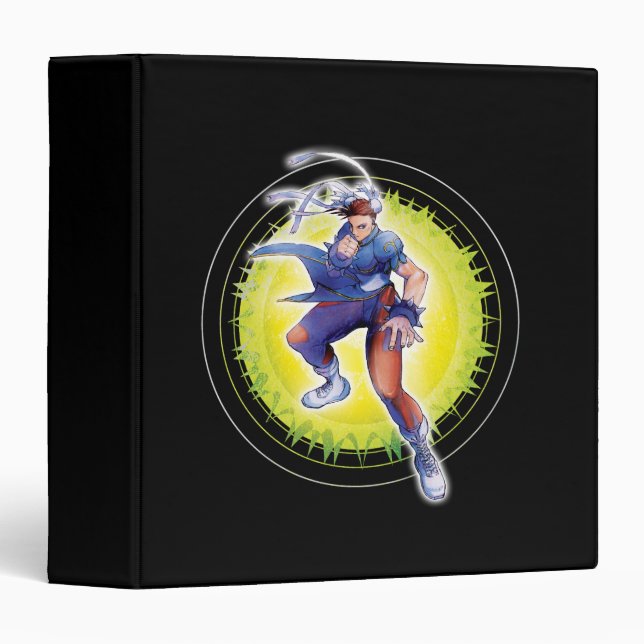 Chun-Li 3 Ring Binder (Front/Spine)