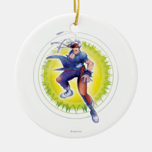 Chun-Li Ceramic Ornament