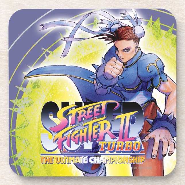 Chun-Li Drink Coaster (Front)
