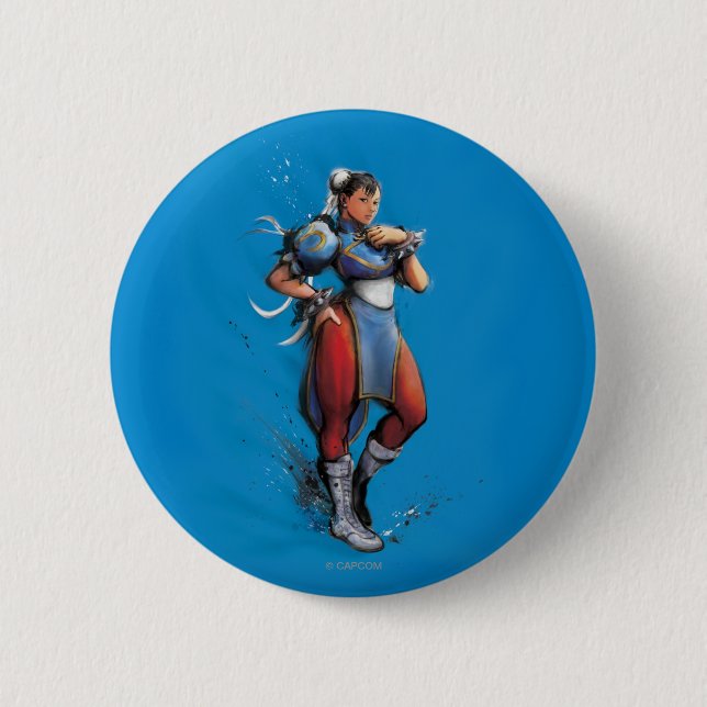 Chun-Li Hand on Hip Button (Front)