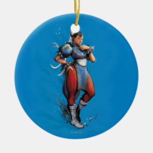 Chun-Li Hand on Hip Ceramic Ornament