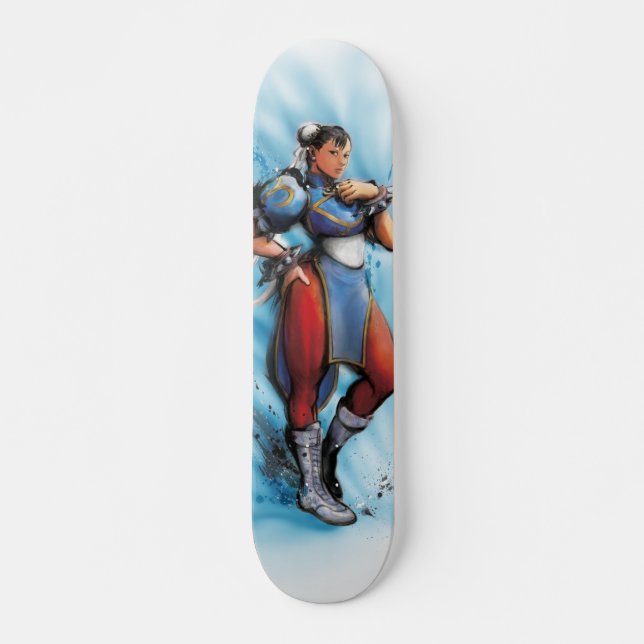 Chun-Li Hand on Hip Skateboard Deck (Front)