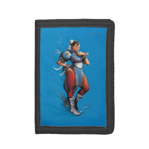 Chun-Li Hand on Hip Trifold Wallet
