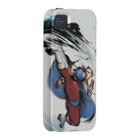 Chun-Li Kick Case-Mate iPhone Case (Back/Right)