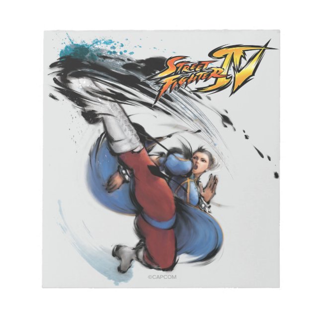 Chun-Li Kick Notepad (Front)