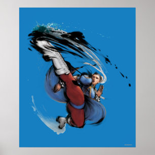 Chun-Li Kick Poster