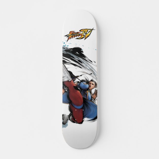 Chun-Li Kick Skateboard Deck (Front)