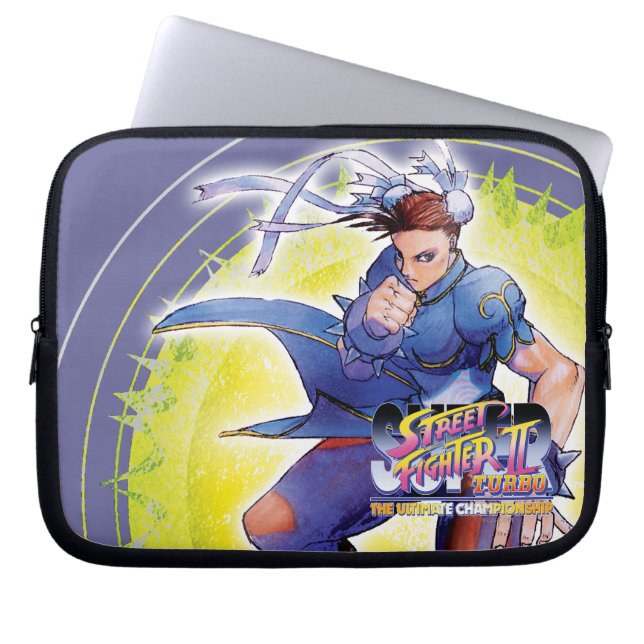 Chun-Li Laptop Sleeve (Front)