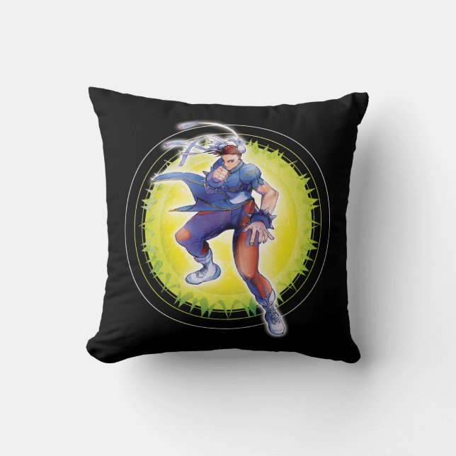 Chun-Li Throw Pillow (Front)