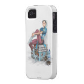 Chun-Li Tying Shoe Case-Mate iPhone Case (Back Left)
