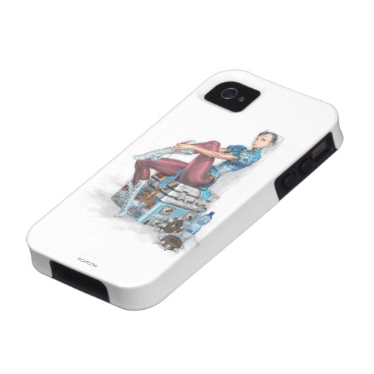 Chun-Li Tying Shoe Case-Mate iPhone Case (Bottom)