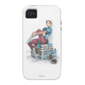 Chun-Li Tying Shoe Case-Mate iPhone Case (Back)
