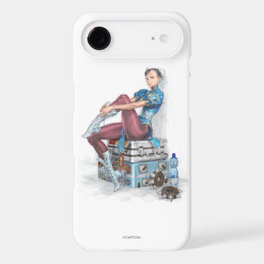 Chun-Li Tying Shoe Case-Mate iPhone Case (Back)