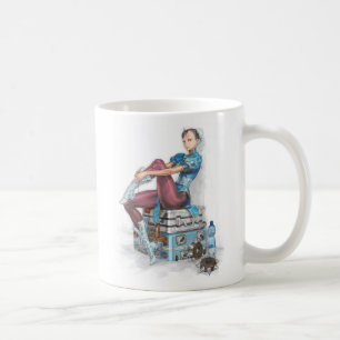 Chun-Li Tying Shoe Coffee Mug