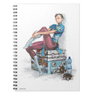 Chun-Li Tying Shoe Notebook