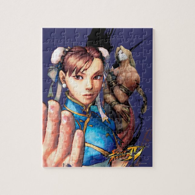 Chun-Li Vs. Vega Jigsaw Puzzle (Vertical)