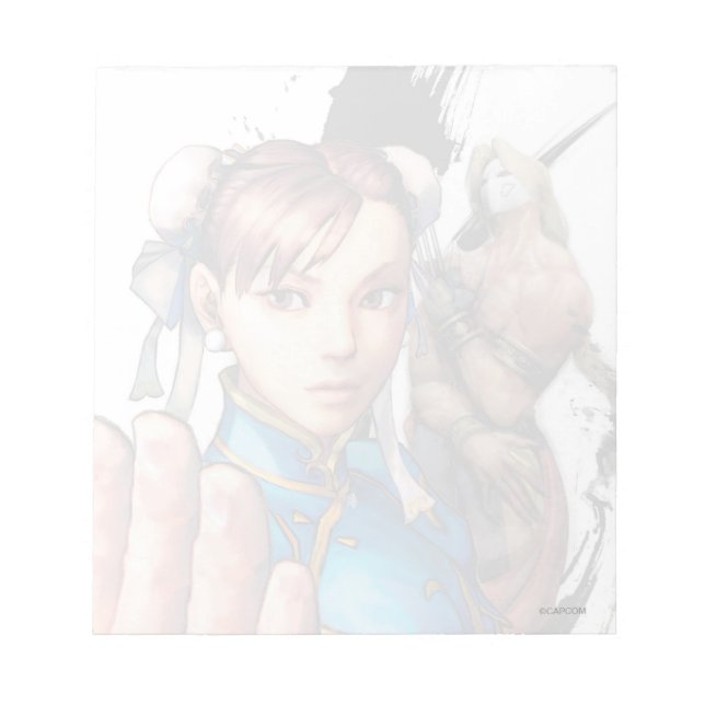 Chun-Li Vs. Vega Notepad (Front)