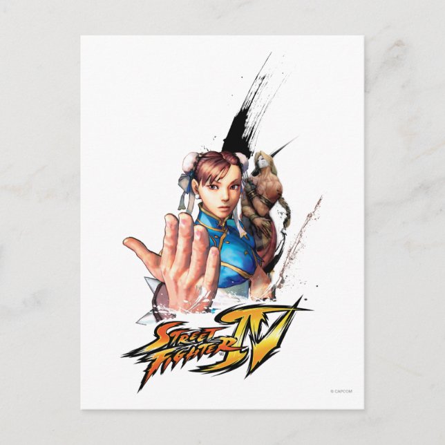 Chun-Li Vs. Vega Postcard (Front)