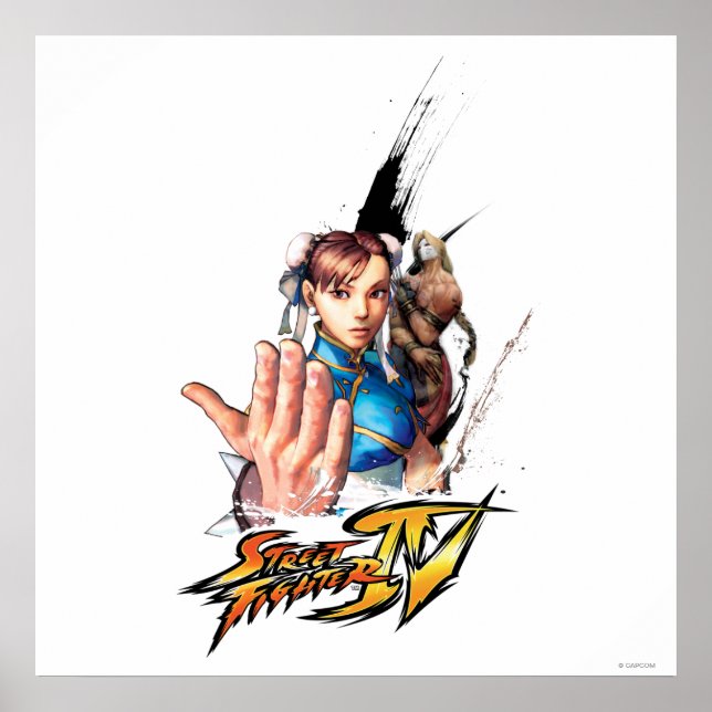 Chun-Li Vs. Vega Poster (Front)