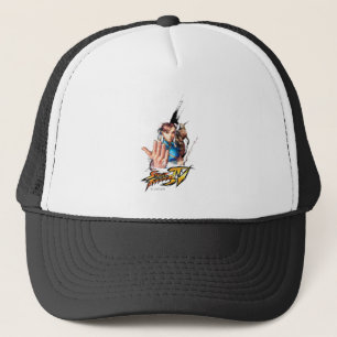 Chun-Li Vs. Vega Trucker Hat