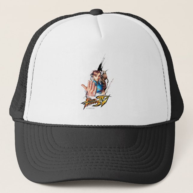Chun-Li Vs. Vega Trucker Hat (Front)