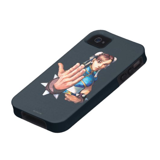 Chun-Li With Hand Up Case-Mate iPhone Case (Bottom)