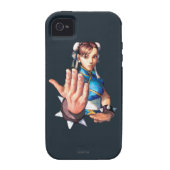 Chun-Li With Hand Up Case-Mate iPhone Case (Back)