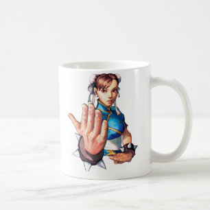 Chun-Li With Hand Up Coffee Mug