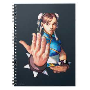 Chun-Li With Hand Up Notebook