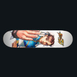 Chun-Li With Hand Up Skateboard Deck<br><div class="desc">Street Fighter 4 Character Select</div>