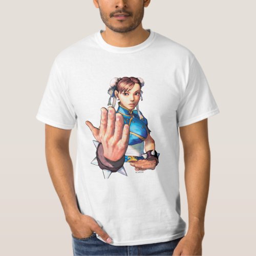 Chun_Li With Hand Up T_Shirt