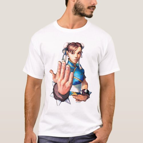 Chun_Li With Hand Up T_Shirt