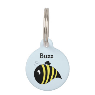 Chunky Bee Pet ID Tag