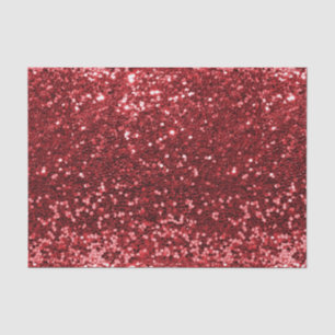 Chunky Confetti Glitter Sparkle Red Tissue Paper