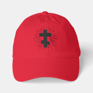 chunky cross dad hat