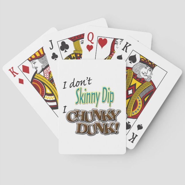 Chunky Dunk Poker Cards (Back)