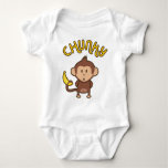 Chunky Monkey Baby Bodysuit at Zazzle