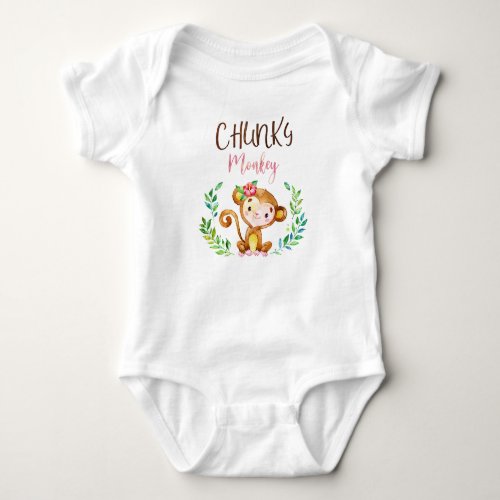 Chunky Monkey Baby Clothes Monkey baby Baby Bodysuit