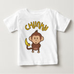 Chunky Monkey Baby T-shirt at Zazzle