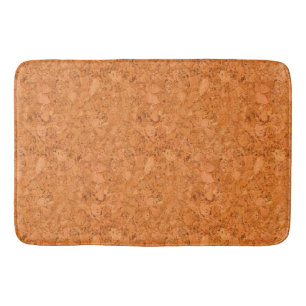 Chunky Natural Cork Wood Grain Look Bath Mat