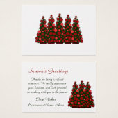 Chunky Red Message Christmas Tags (Front & Back)